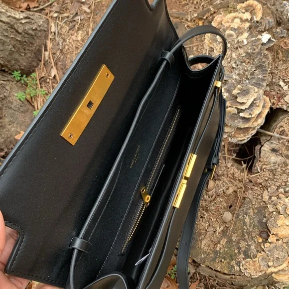 Saint Laurent All Crossbody Bags. Mini Manhattan in Box Crossbody Bag - Picture 10 of 16